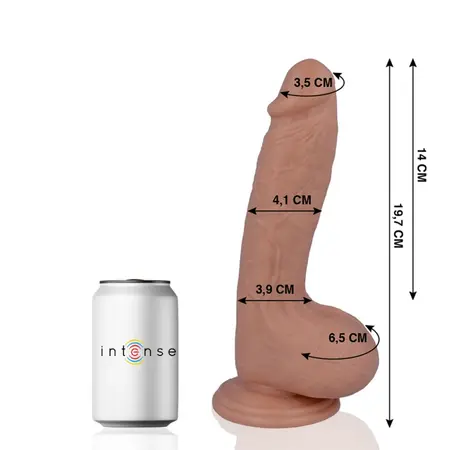 MR INTENSE Model 17 Prirodni Ton 19.7 cm Intimni Simulator sa Usisnom Čašom