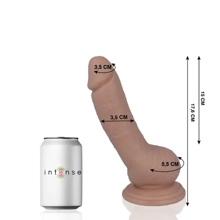 Mr Intense Model 8 Anatomska Intimna Mašina, 17.6 x 3.5 cm, Prirodna