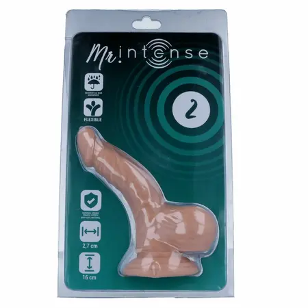 MR INTENSE Model 2 Anatomski Intimni Uređaj 16 cm Bež sa Usisnom Čašom