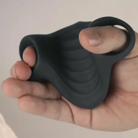 Rocks-Off Palm Crni Fleksibilni Intimni Uređaj, 10 Režima, USB, Vodootporan