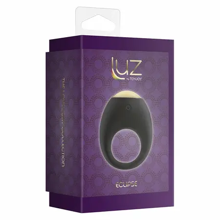 ToyJoy Luz Eclipse Light USB Punjivi Silikonski Prsten, 7 Režima, LED, Crni