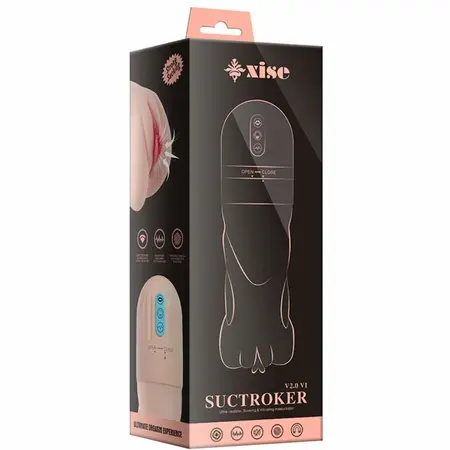 XISE Suctroker V2.0 VI Intimna Mašina sa Vibracijom i Usisavanjem, USB, TPE