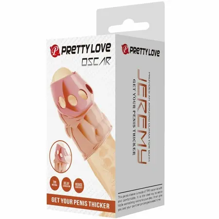 Pretty Love Oscar Intimni Produžni Navlaka Ružičasti 90 mm TPR