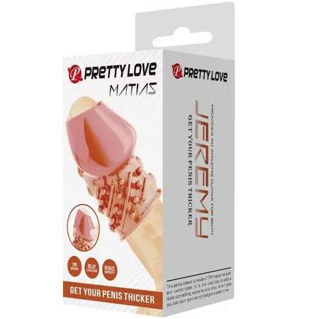 Pretty Love Matias Produžni Navlaka Ružičasti, Meki TPR, 90 mm, Vodootporan