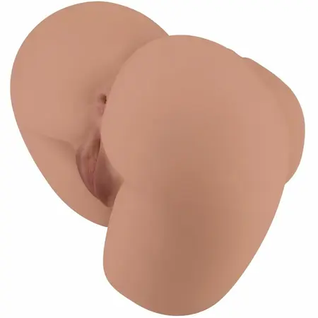 CRAZY BULL BM-009251Z Intimate Dual-Channel Anatomical Vibrating Model, Flesh Tone, Remote Controlled