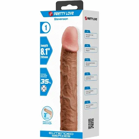 Pretty Love Stevenson Extension Sleeve 7.6 cm Mulatto TPR System