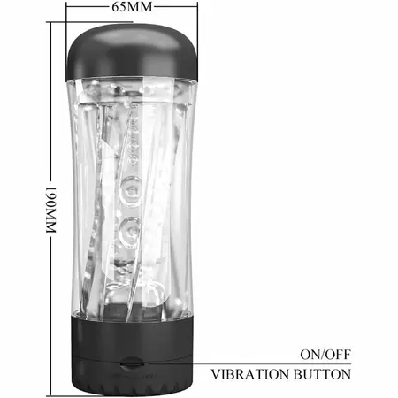 Pretty Love Tamara Intimate Cup Multi-Speed Vibrating System Black
