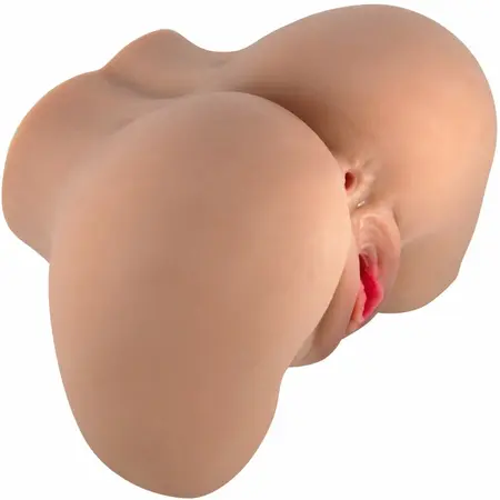 CRAZY BULL BM-009243Z-1 Intimate Dual-Entry Vibrating Device Flesh Tone