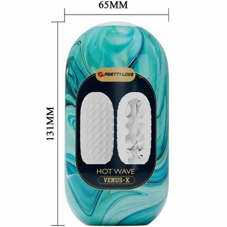 Pretty Love Hot Wave Silicone Intimate Device White Flexible Design