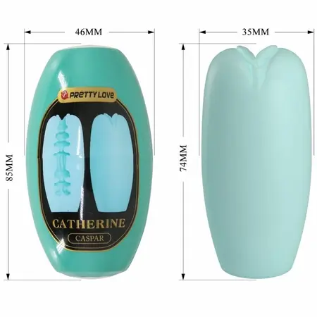 Pretty Love Catherine Intimni rukav Aqua Green Compact TPR 85x46mm