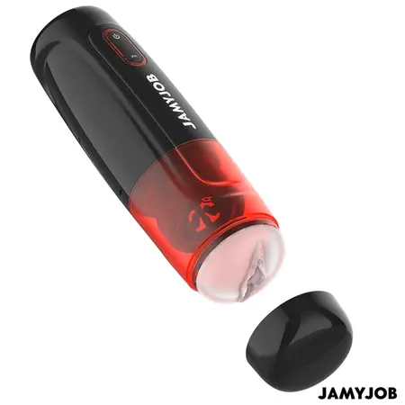 Jamyjob Storm Automatic Device 10 Modes Black-Red USB Waterproof