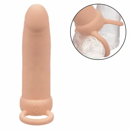CalExotics Maxx Thick Dual Action intimna mašina 10 vibracija Flesh
