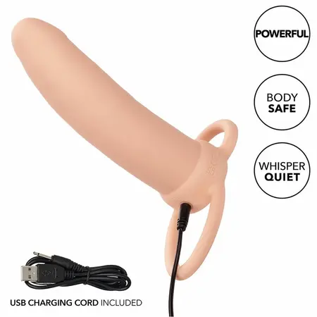 CalExotics Maxx Thick Dual Action intimna mašina 10 vibracija Flesh