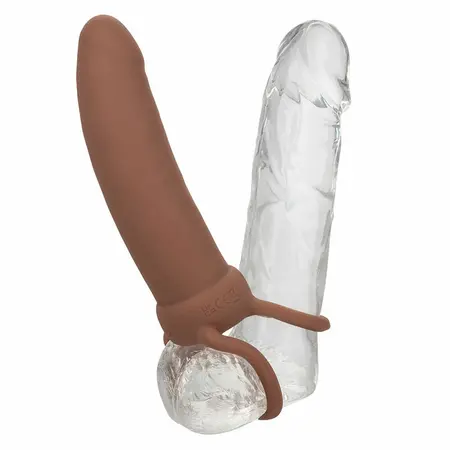 CalExotics Performance Maxx Thick Dual Vibrating Machine Brown 10 Modes