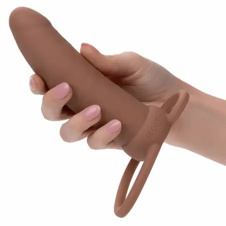 CalExotics Performance Maxx Thick Dual Vibrating Machine Brown 10 Modes