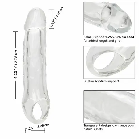 CalExotics Performance Maxx Extension 5.5'' Transparent Anatomical Model