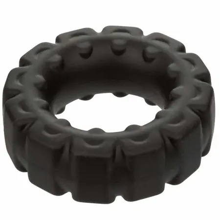 CalExotics Alpha Tečni silikonski Tread prsten Crni 2.5 cm Izdržljiv