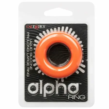 CalExotics Alpha Prolong Veliki prsten Narandžasti - Tečni silikon, 3.25 cm