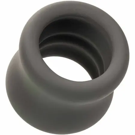 CalExotics Alpha Tečni silikonski crni anatomski potporni prsten 3.75 cm