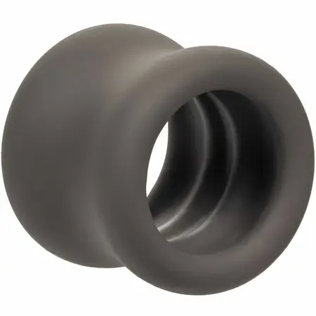 CalExotics Alpha Tečni silikonski crni anatomski potporni prsten 3.75 cm