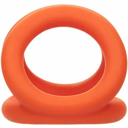 CalExotics Alpha Tri-Ring Intimni sistem Narandžasti Tečni silikon 3-prstena