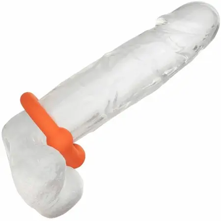 CalExotics Alpha Dual Support prsten Narandžasti - Fleksibilni tečni silikon, 3.75 cm