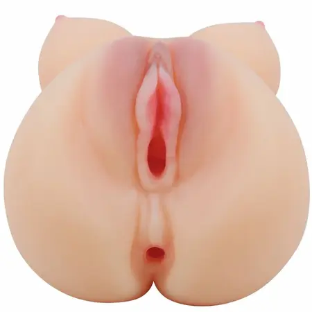 Crazy Bull Hannah Dual-Entry Intimate Machine with Textured Channels