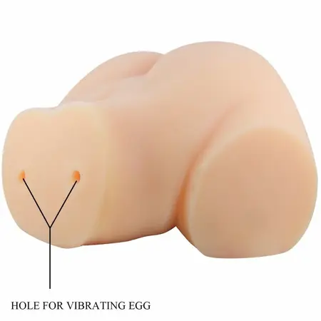 Crazy Bull Emilia Dual-Channel Vibrating Intimate Machine, Skin Tone