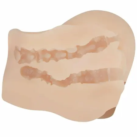 Crazy Bull Mila Dual-Entry Intimate System with Vibration, Beige