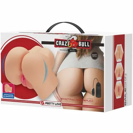 Crazy Bull Hailey Dual-Entry Intimate Device with Vibration Function