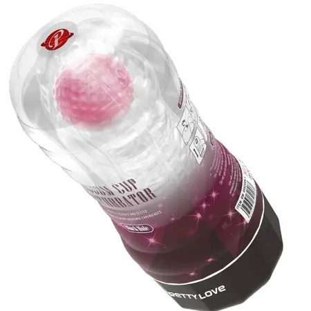 Pretty Love Pink Cup - Soft Textured Intimate Sleeve with Rolling System