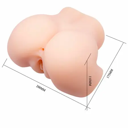 Crazy Bull Double Entry intimna mašina sa dual vibracionim sistemom 18cm