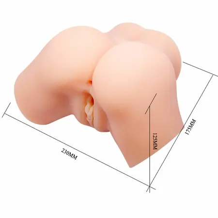 Crazy Bull Samantha Torso Model Vibrating Intimate Machine, Water Skin Material