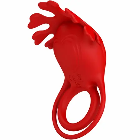 Pretty Love Ruben Silicone Ring 7-Mode Rechargeable Red 140x80mm