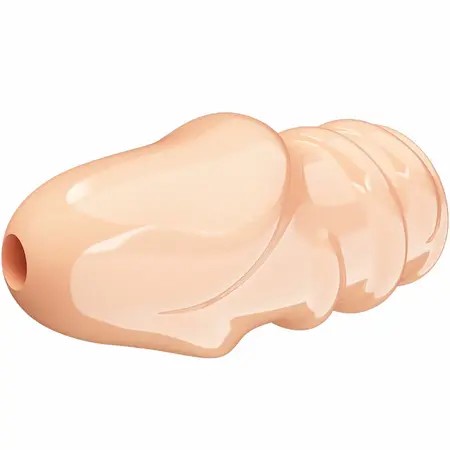 Pretty Love Jeremy Sleeve Anatomical TPR, Flesh, 90x50x45 mm