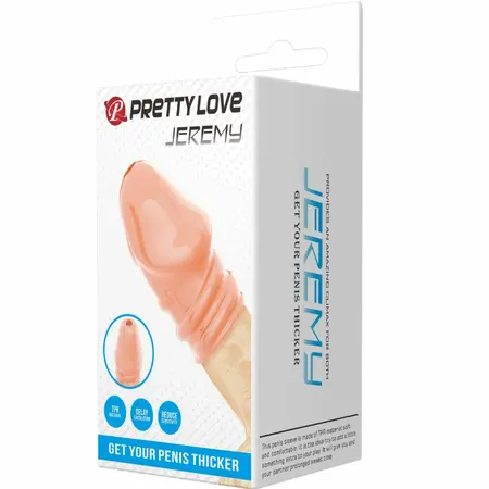 Pretty Love Jeremy Sleeve Anatomical TPR, Flesh, 90x50x45 mm