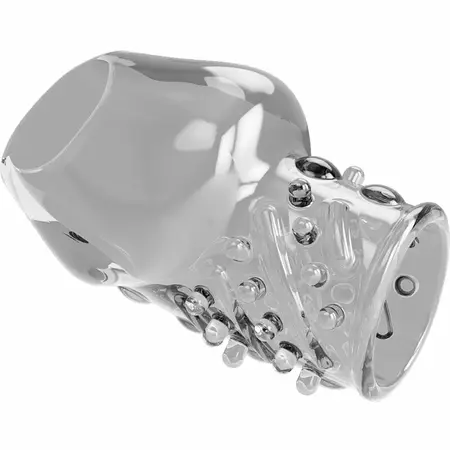 Pretty Love Matias Transparent Extension Sleeve TPR Crystal 90mm