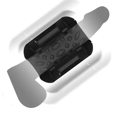 Jamyjob Cassian Compact Vibrating Cup - Dual-Ended, Waterproof, Black