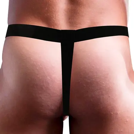 Intense Hollow Strap-On System with Adjustable Harness 18 x 3.5 cm Natural