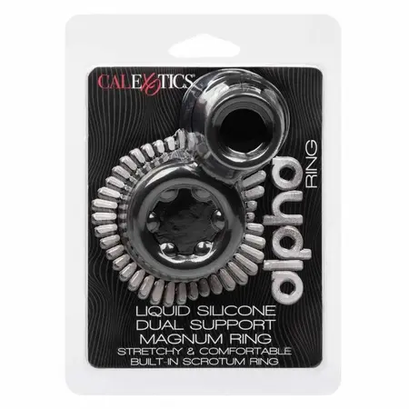CalExotics Alpha Dual Magnum Silicone Support Ring Black
