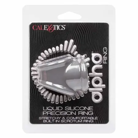 CalExotics Alpha Dual Support Precision Ring Grey Liquid Silicone