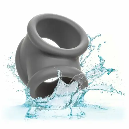CalExotics Alpha Dual Support Precision Ring Grey Liquid Silicone