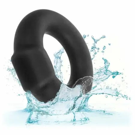 CalExotics Alpha Optimum Silicone Support Ring Black Flexible