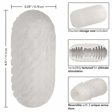 CalExotics Boundless Reversible Ribbed Intimate Machine 11.5 cm