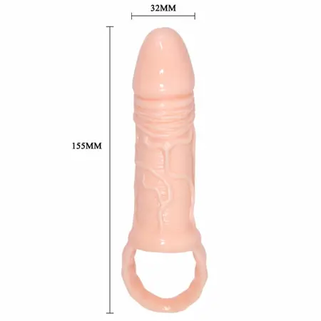 Pretty Love Breyden Extension Sleeve Natural Color TPR Flexible Fit