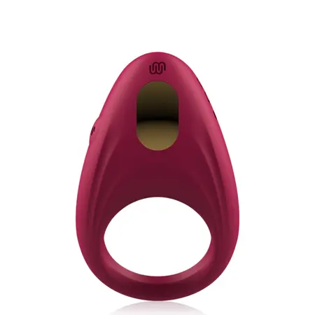 Cici Beauty Premium Silicone Vibrating Ring - Red, USB Rechargeable, IPX7