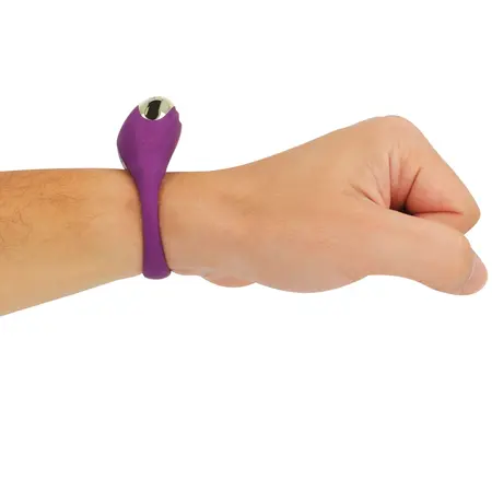 Treasure Robin Intimate Ring with Wireless WatchMe Control, Silicone, Blue