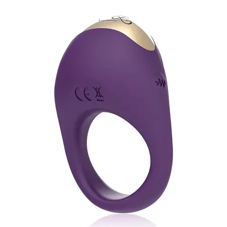 Treasure Robin Intimate Ring with Wireless WatchMe Control, Silicone, Blue