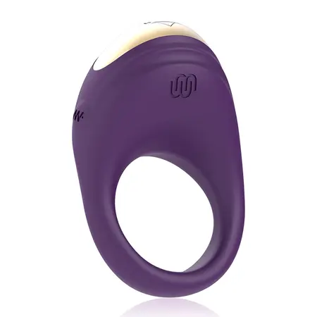 Treasure Robin Intimate Ring with Wireless WatchMe Control, Silicone, Blue