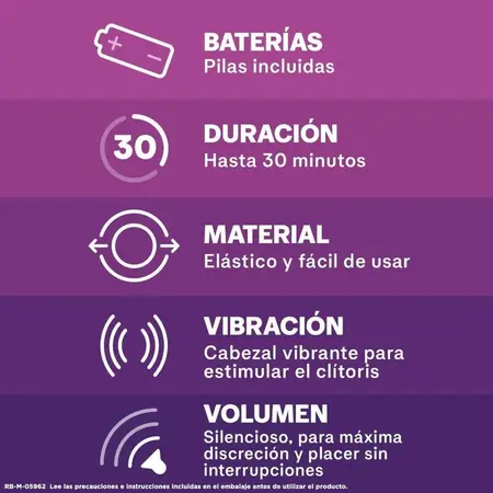 Durex Intense Diablillo Vibrating Intimacy Ring - 30 Min, Compact, Discreet
